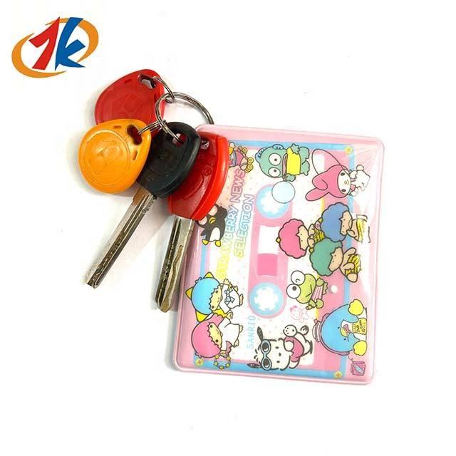 Children's PVC Card Bag Toy Key Chain Responsive Door Matching Gifts