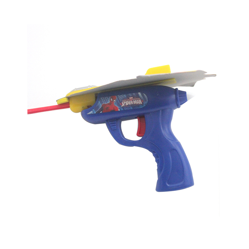 Flying Cardboard Plane Shooter Gun Outdoor Toy And Fishing Toy Gift